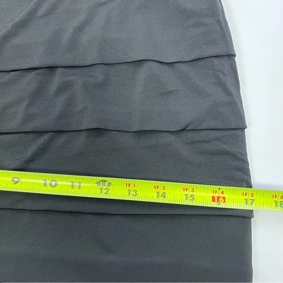 NWT Studio Y Women’s One Shoulder Dress Sz Medium Blue/Black Sequins Side Zipper - Picture 13 of 16